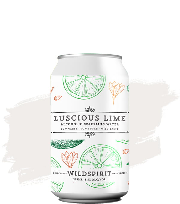 Wildspirit Luscious Lime Alcoholic Sparkling Water
