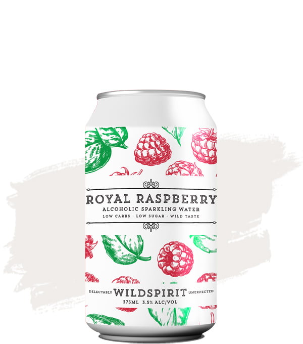 Wildspirit Royal Raspberry Alcoholic Sparkling Water