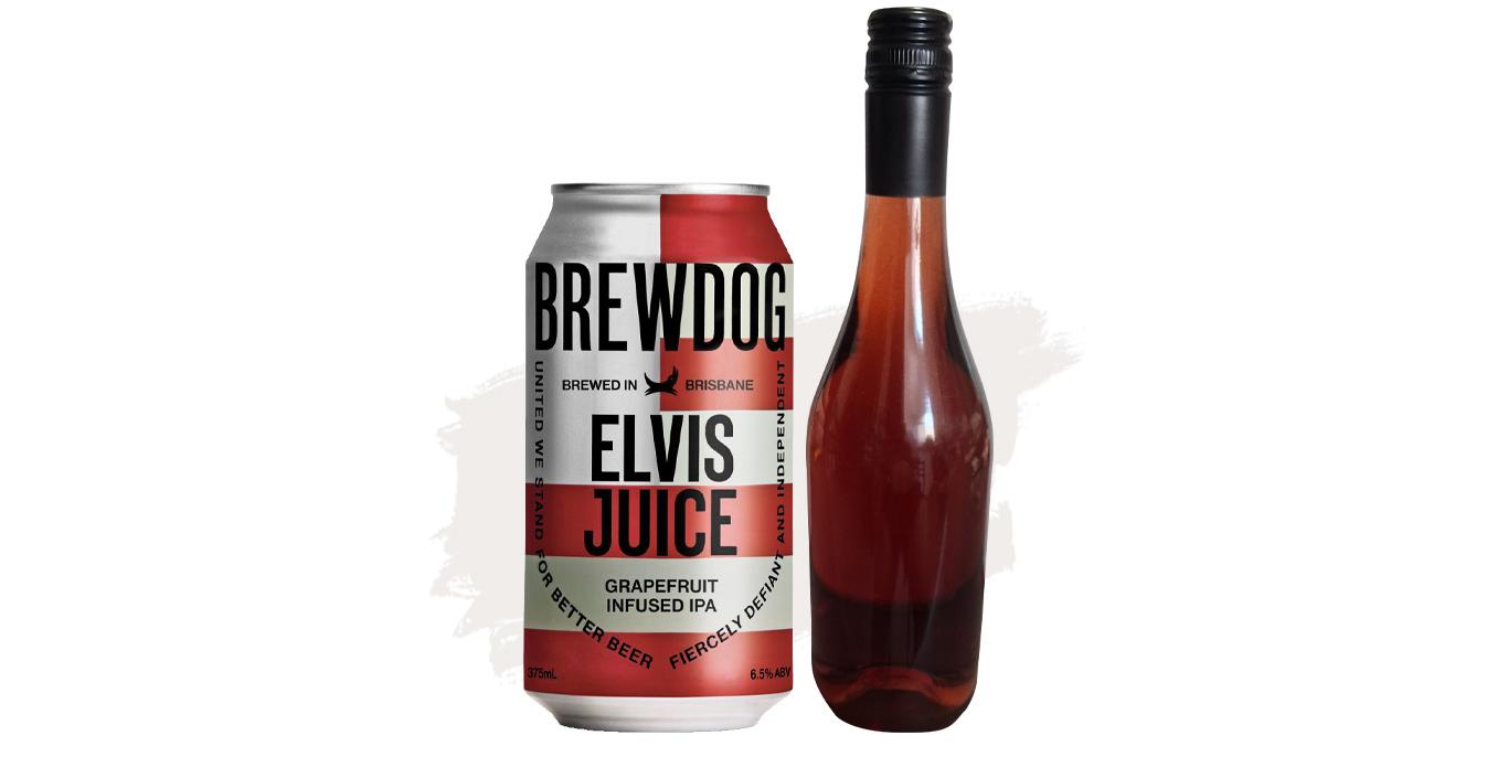 Bundle Buy (Brewdog Elvis Juice Grapefruit Infused IPA 6.5% – 16 Pk + Blue Duck Rose – Cleanskin – 12 Pk)