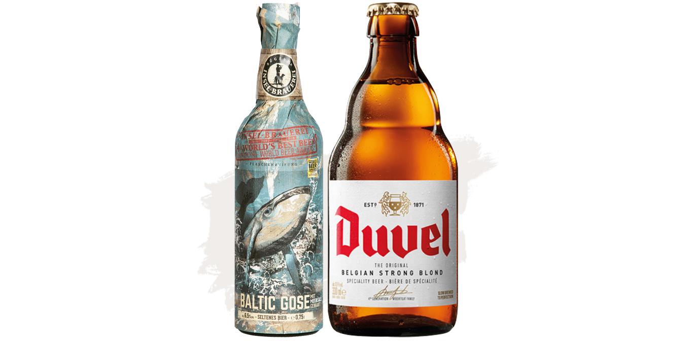 Bundle Buy (Insel Brauerei Baltic Gose 6.5% – 12 Pk + Duvel Moortgat Belgian Strong Blond Ale – 24 Pk)